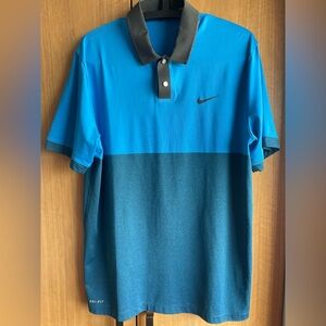 Nike Men's Blue Golf Shirt